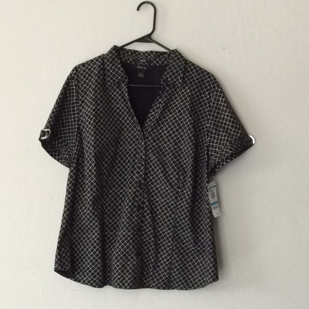 Style & co Stretch S/S Button Down Shirt